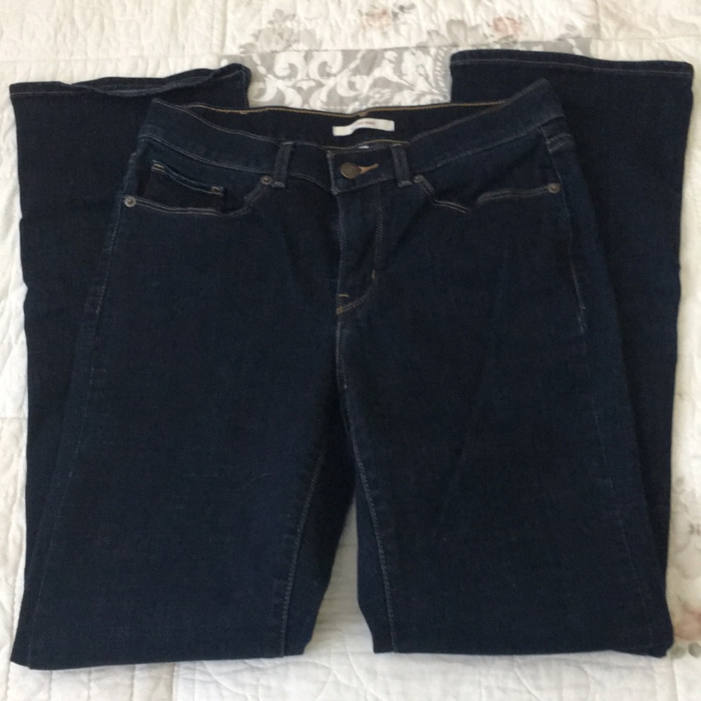 Levi's Classic Boot Dark Wash Mid-rise Jeans